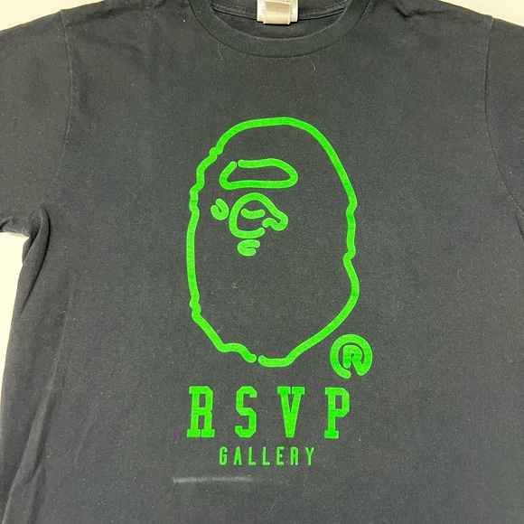 Vintage Bape x RSVP Gallery Single Stitch Medium Tee - Made In Japan Rare Tshirt - Picture 2 of 5
